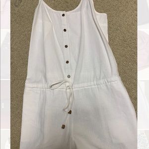 Red Dress Boutique white linen romper
